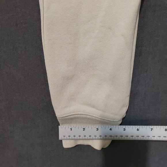 Champion Reverse Weave Sweatpants Mens Small Tan Joggers Drawstring Pockets - Picture 6 of 10